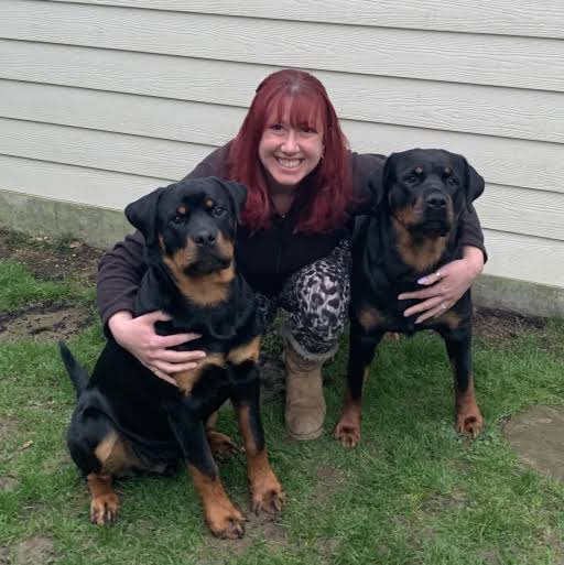 Emma with Rukiya and Bucky